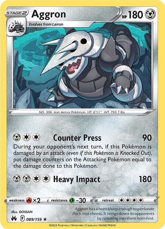 Aggron 089/159 - Holo-Kantocards