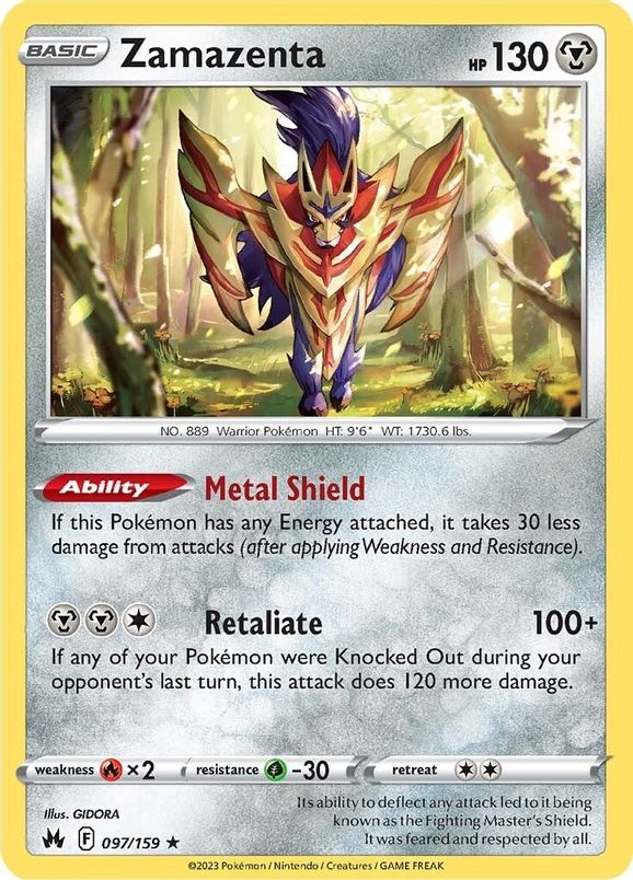 Zamazenta 097/159 - Holo-Kantocards