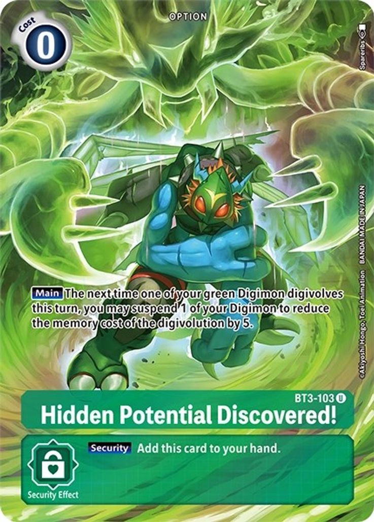 Hidden Potential Discovered! BT3-103 (Arte Alterno)-Kantocards