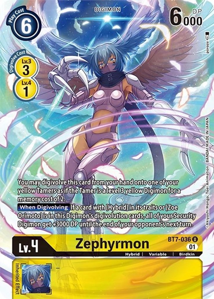 Zephyrmon BT7-036 (Arte Alterno)-Kantocards
