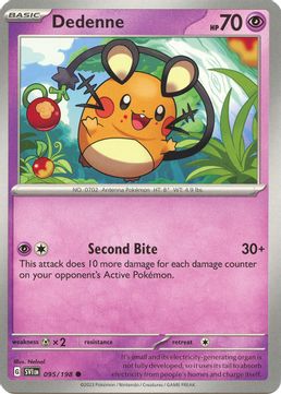 Dedenne - 095/198 Reverse Holo-Kantocards
