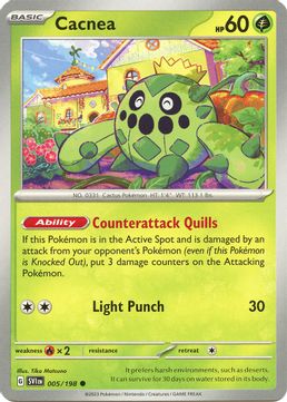 Cacnea - 005/198-Kantocards