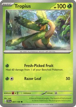 Tropius - 007/198-Kantocards