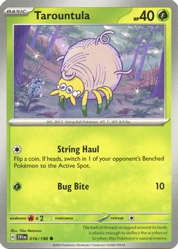 Tarountula - 016/198 Reverse Holo-Kantocards