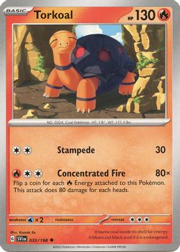 Torkoal - 035/198 Reverse Holo-Kantocards