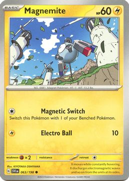 Magnemite - 063/198 Reverse Holo-Kantocards