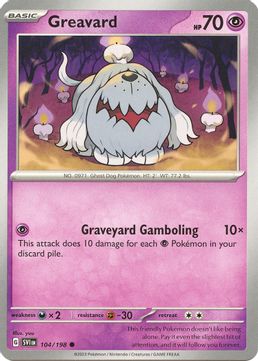 Greavard - 104/198 Reverse Holo-Kantocards