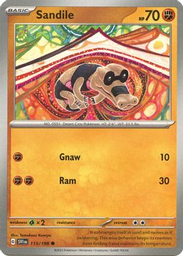 Sandile - 115/198 Reverse Holo-Kantocards