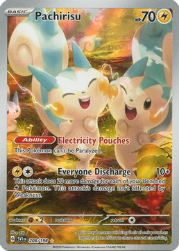 Pachirisu - 208/198 - Illustration Rare-Kantocards