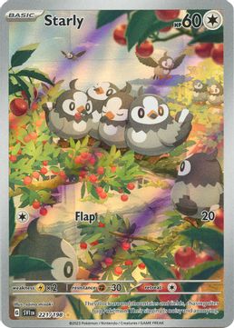 Starly - 221/198 - Illustration Rare-Kantocards