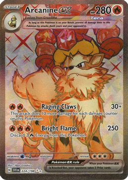 Arcanine ex - 224/198 - Ultra Rare-Kantocards