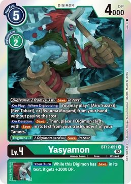 Yasyamon (Box Topper) BT12-051 C-Kantocards