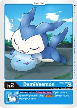 DemiVeemon BT12-002 U-Kantocards