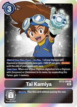Tai Kamiya BT12-095 R-Kantocards