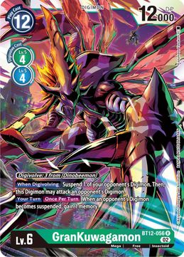 GranKuwagamon BT12-056 R-Kantocards