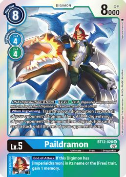 Paildramon BT12-028 R-Kantocards