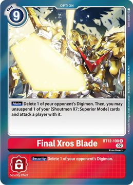 Final Xros Blade BT12-100 R-Kantocards
