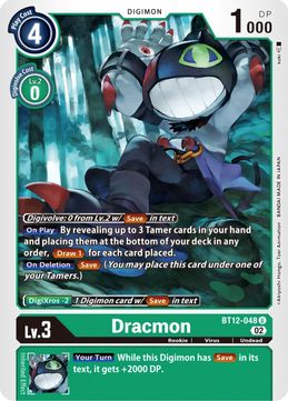 Dracmon BT12-048 U-Kantocards