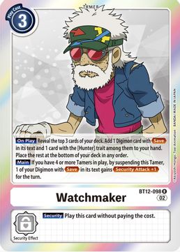 Watchmaker BT12-098 R-Kantocards