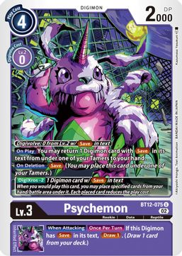 Psychemon BT12-075 U-Kantocards