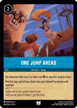One Jump Ahead - 164/204 - Uncommon-Kantocards