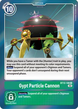 Gypt Particle Cannon BT12-106 R-Kantocards