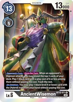 AncientWisemon BT12-071 R-Kantocards