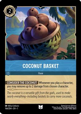 Coconut Basket - 166/204 - Uncommon-Kantocards