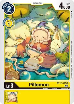 Pillomon BT12-033 C-Kantocards