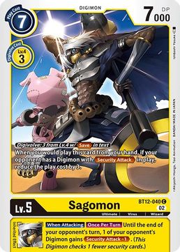Sagomon BT12-040 C-Kantocards