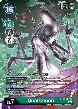 Quartzmon (Alternate Art) BT12-057 SR-Kantocards
