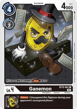 Ganemon BT12-061 C-Kantocards