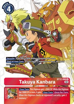 Takuya Kanbara (Alternate Art) BT12-088 R-Kantocards