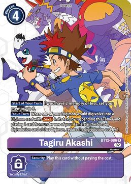 Tagiru Akashi (Alternate Art) BT12-096 R-Kantocards