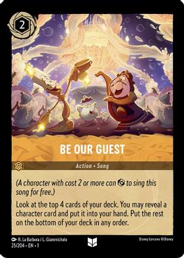 Be Our Guest - Uncommon - 25/204-Kantocards