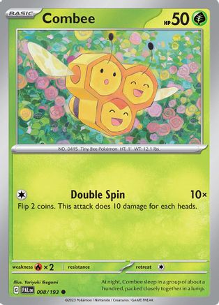 Combee - 008/193 (Reverse Holo)-Kantocards