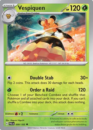 Vespiquen - 009/193 (Reverse Holo)-Kantocards