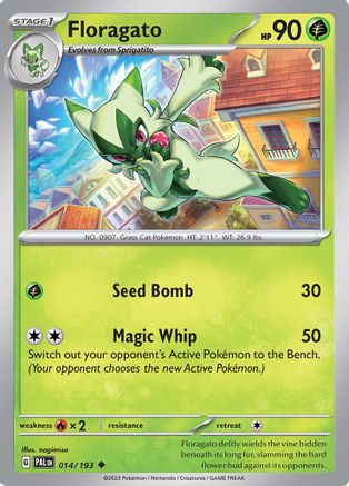 Floragato - 014/193 (Reverse Holo)-Kantocards
