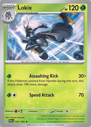 Lokix - 021/193 (Reverse Holo)-Kantocards