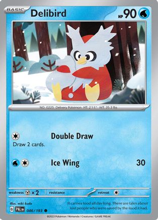 Delibird - 046/193 (Reverse Holo)-Kantocards
