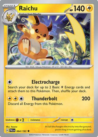 Raichu - 064/193-Kantocards