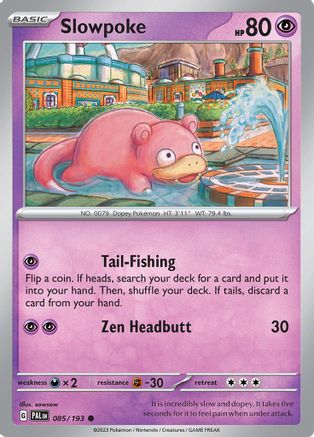 Slowpoke - 085/193-Kantocards