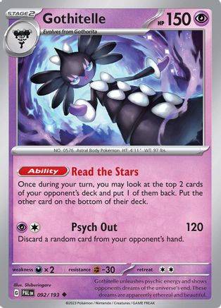 Gothitelle - 092/193 (Reverse Holo)-Kantocards