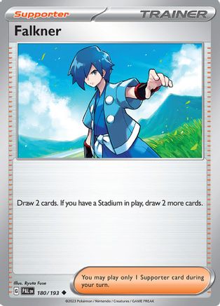 Falkner - 180/193 (Reverse Holo)-Kantocards
