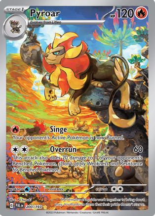 Pyroar - 200/193 - Illustration Rare-Kantocards
