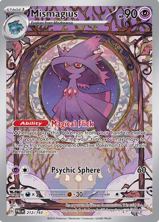 Mismagius - 212/193 - Illustration Rare-Kantocards
