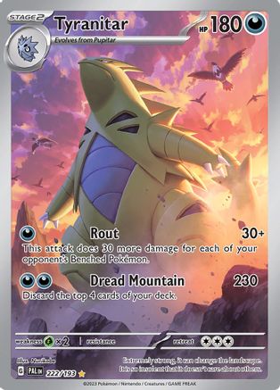 Tyranitar - 222/193 - Illustration Rare-Kantocards