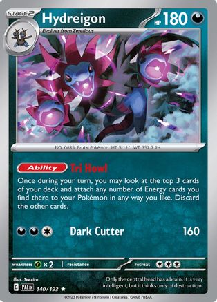 Hydreigon - 140/193 (Reverse Holo)-Kantocards