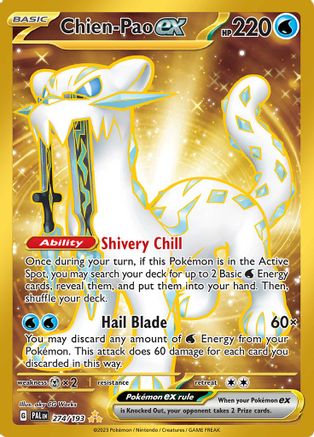 Chien-Pao ex - 274/193 - Hyper Rare-Kantocards