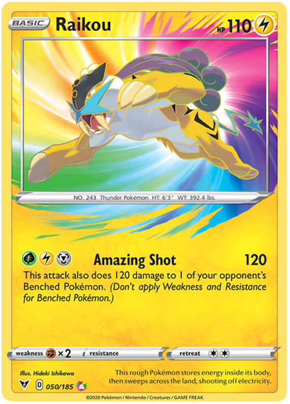 Raikou 050/185-Kantocards